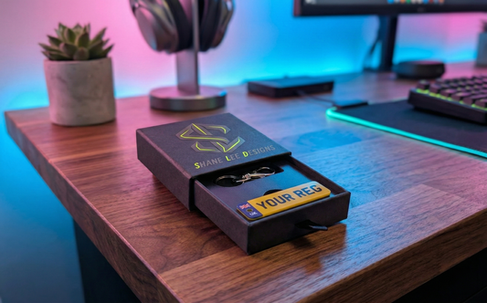 Personalised Vehicle Registration KeyRing